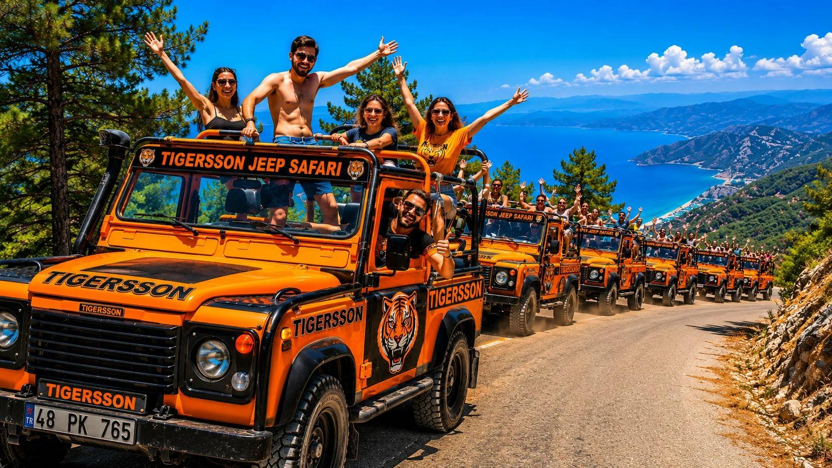 Fethiye Jeep Safari — Tigersson ile keyifli bir vakit geçirin .